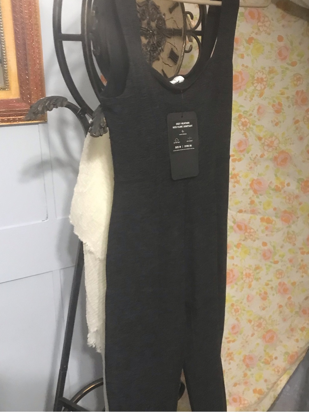 Fabletics Black Sleeveless Jumpsuit